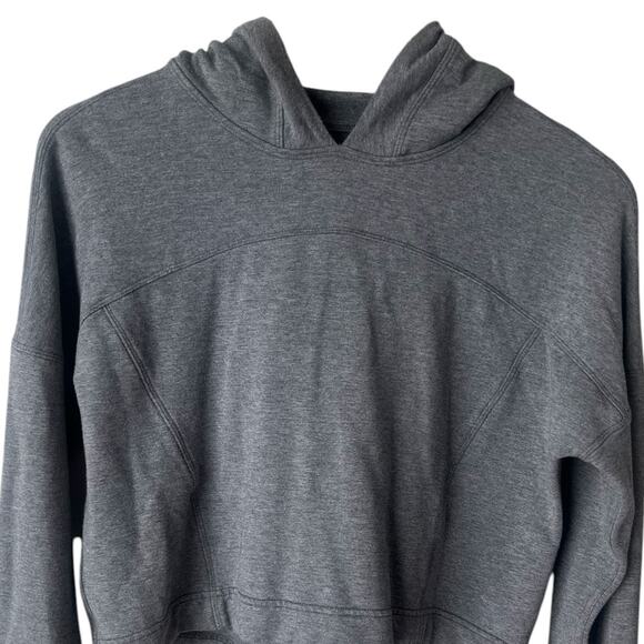 Lululemon cropped stretch hoodie grey 8 - Picture 4 of 8